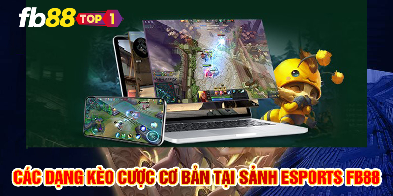 Các dạng kèo cược cơ bản tại sảnh Thể thao Esports FB88