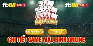 Chi tiết game Mậu binh online