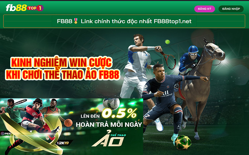 Kinh nghiệm Win cược khi chơi Thể thao ảo FB88